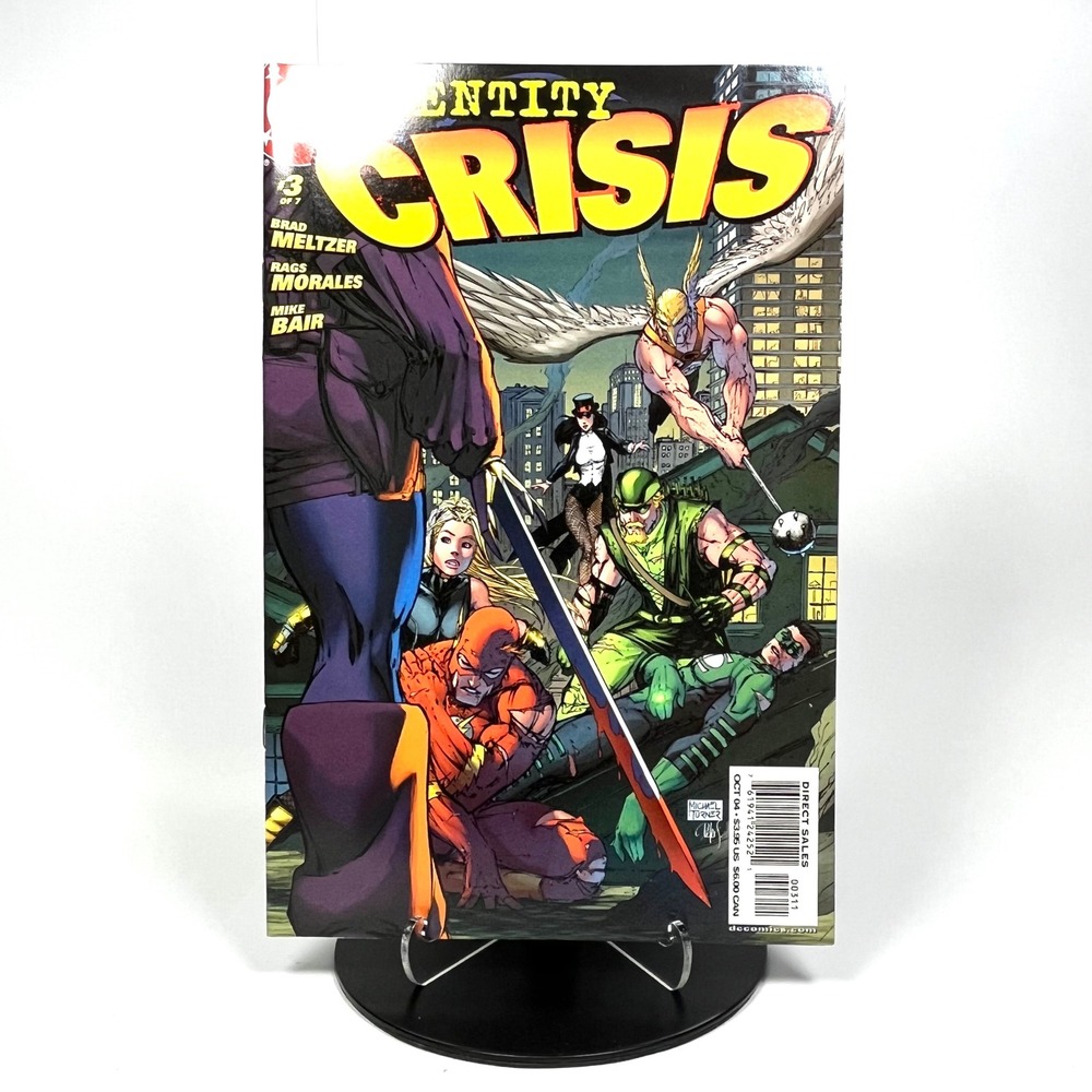 DC Identity Crisis 3 2004 Comic Book Brad Meltzer Michael Turner Justice League